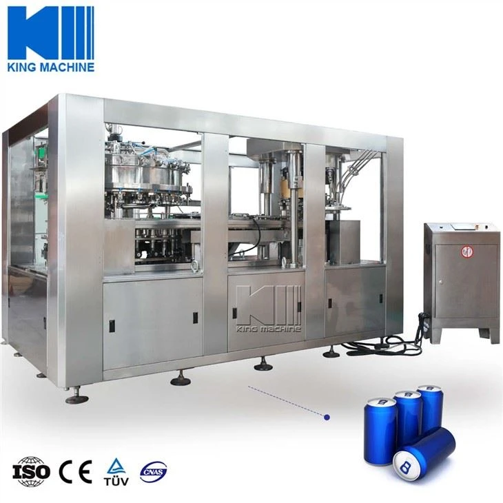Automatic 2000-30000 Cans Per Hour Aluminum Can Carbonated Beverage Filling Sealing Machine
