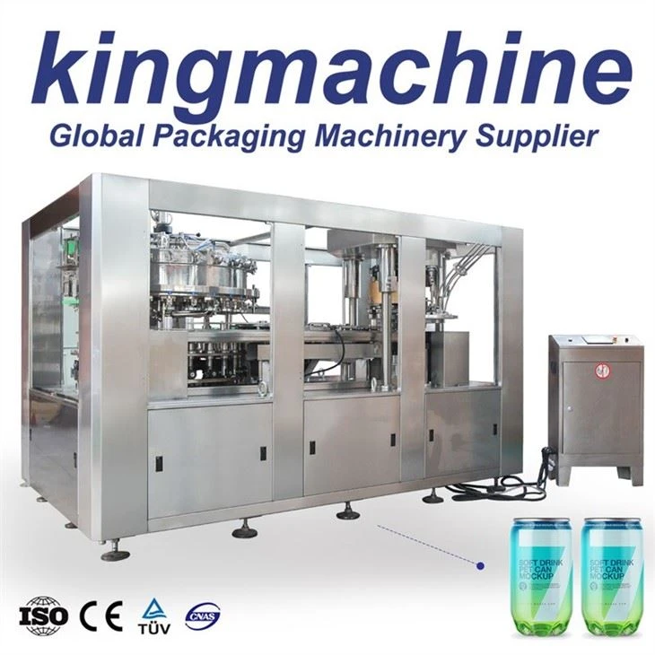 Automatic 2000-30000 Cans Per Hour Aluminum Can Carbonated Beverage Filling Sealing Machine